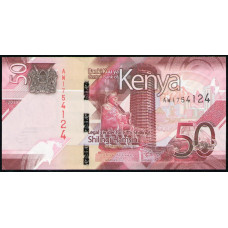 Кения 50 Шиллингов 2019 год , UNC