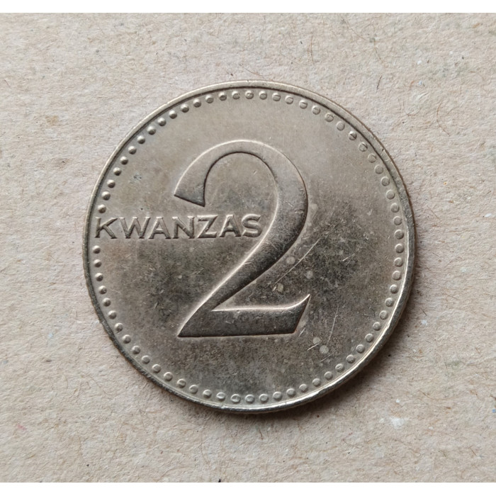 Ангола 2 Кванзы 1975 год