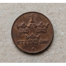 Швеция 1 эре 1925 год
