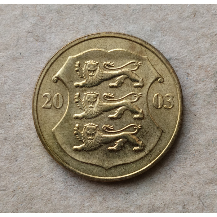 Эстония 1 крона 2003 год