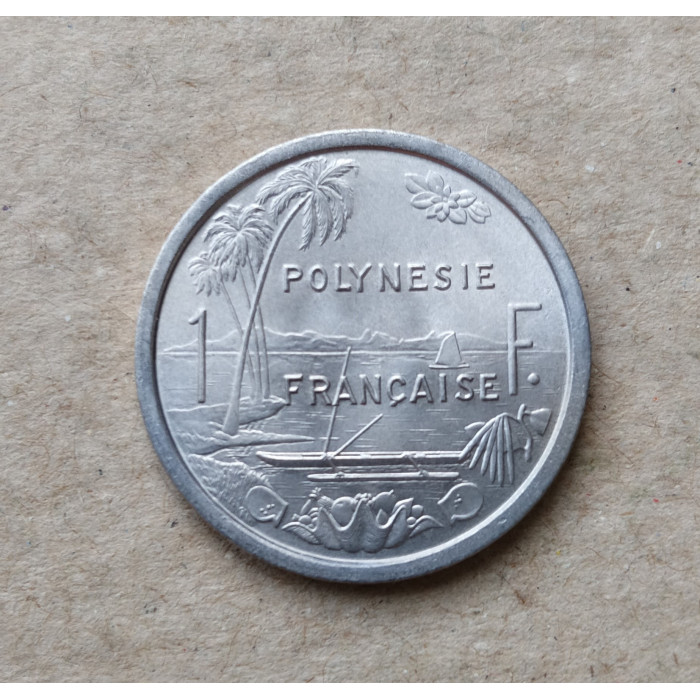 Французская Полинезия 1 Франк 1975 год