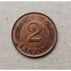 Латвия 2 Сантима 1939 год