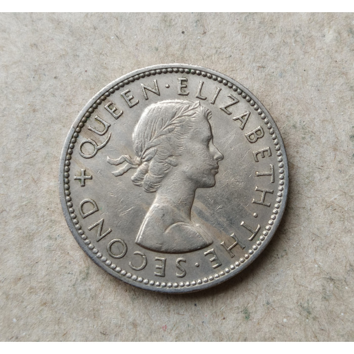 Новая Зеландия 1 Флорин 1961 год , Птица Киви