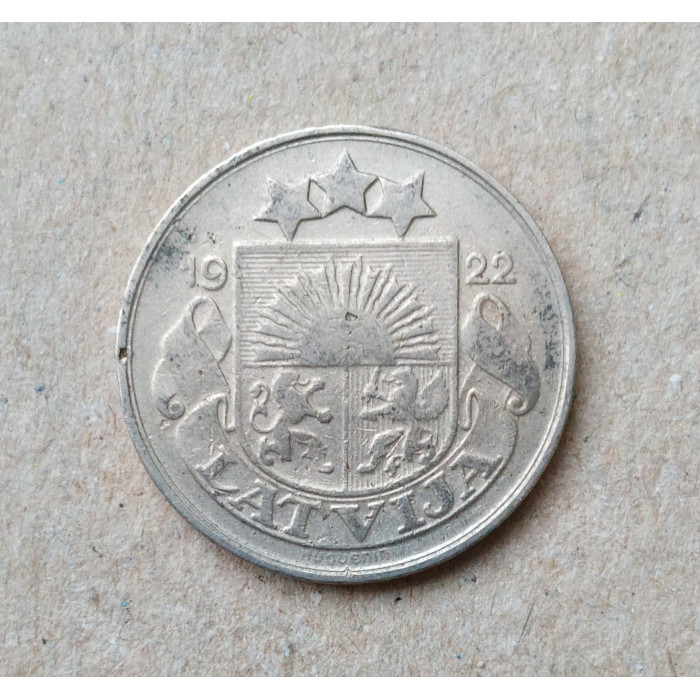 Латвия 10 Сантим 1922 год