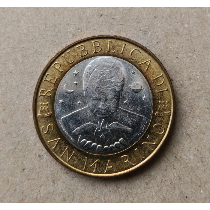 Сан-Марино 1000 лир 1999 год , Исследование , Биметалл