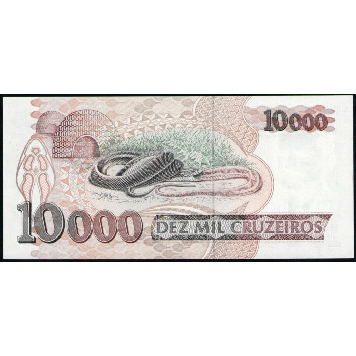 Бразилия 10000 Крузейро 1993 год , UNC