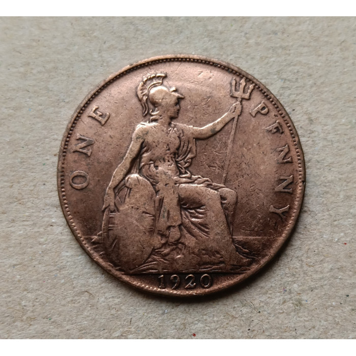 Великобритания 1 Пенни 1920 год