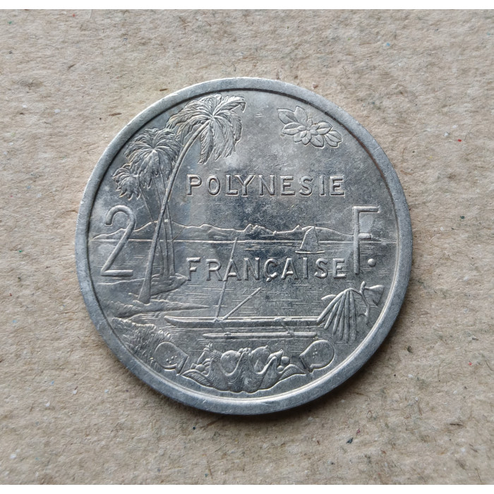 Французская Полинезия 2 Франка 1985 год