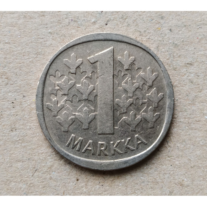 Финляндия 1 Маркa 1974 год
