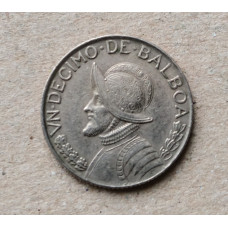 Панама 1/10 бальбоа 1966 год