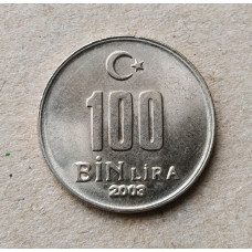 Турция 100000 Лир 2003 год