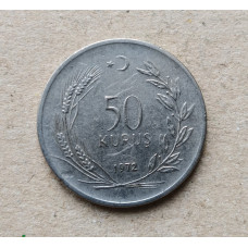 Турция 50 Куруш 1972 год