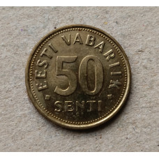 Эстония 50 Сентов 1992 год