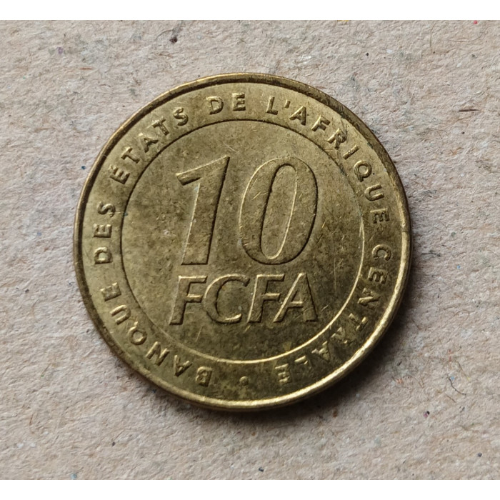 Центральная Африка 10 франков 2006 год