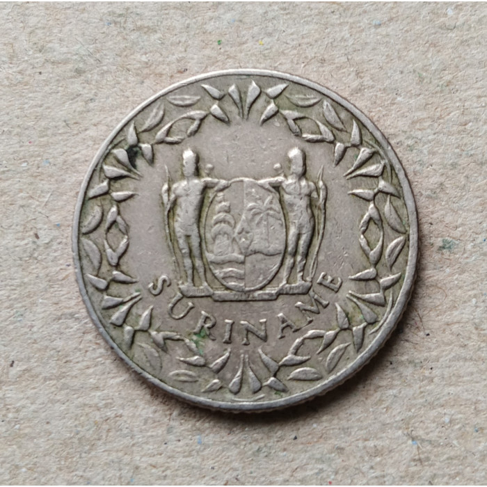 Суринам 25 Центов 1966 год
