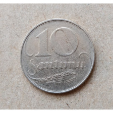 Латвия 10 Сантим 1922 год