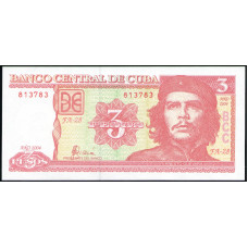 Куба 3 Песо 2004 год , UNC
