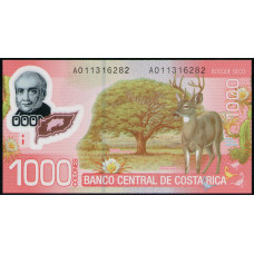 Коста-Рика 1000 Колон 2009 год , UNC , Полимер