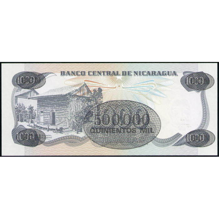 Никарагуа 500000 Кордоба 1987 год , UNC