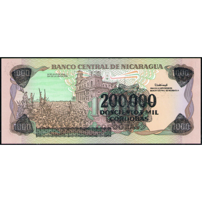 Никарагуа 200000 Кордоба 1990 год , UNC