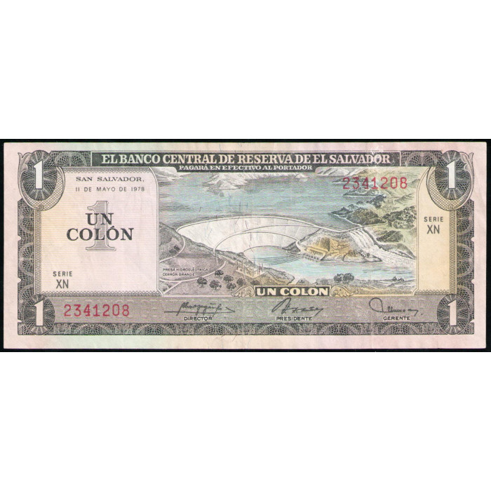 Сальвадор 1 Колон 1978 год , VF