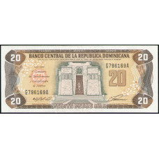 Доминиканская Республика 20 Песо 1992 год , UNC