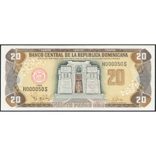 Доминиканская Республика 20 Песо 1998 год , UNC