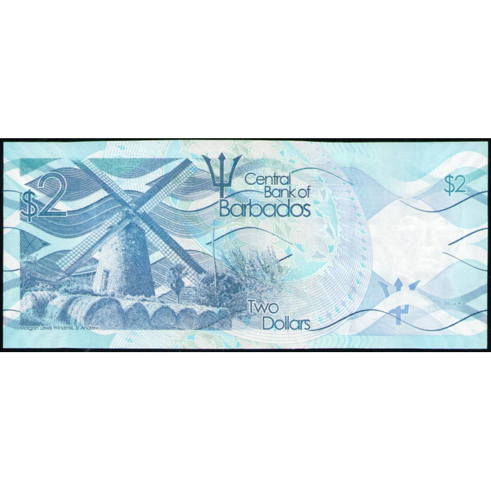 Барбадос 2 доллара 2013 год , UNC