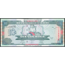 Гаити 10 Гурдов 2004 год , UNC 