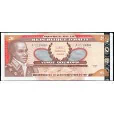 Гаити 20 Гурдов 2001 год , UNC 