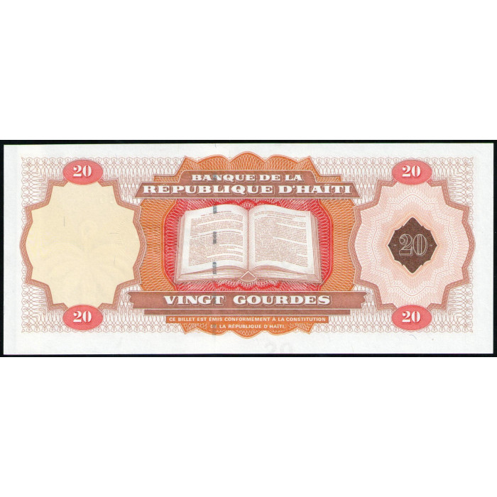 Гаити 20 Гурдов 2001 год , UNC 