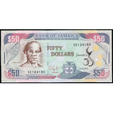 Ямайка 50 Долларов 2012 год , UNC , 50 лет независимости