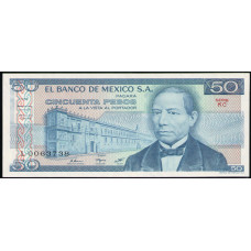 Мексика 50 Песо 1981 год , UNC