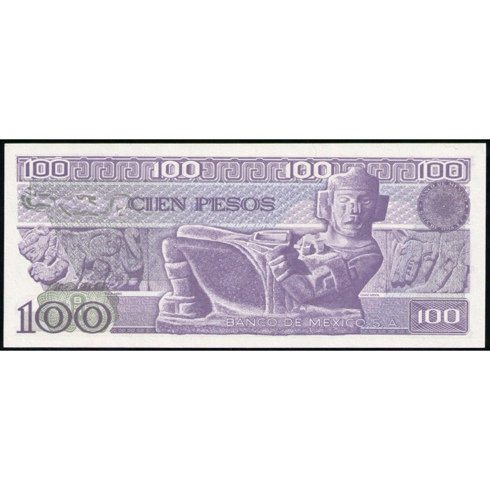 Мексика 100 Песо 1981 год , UNC