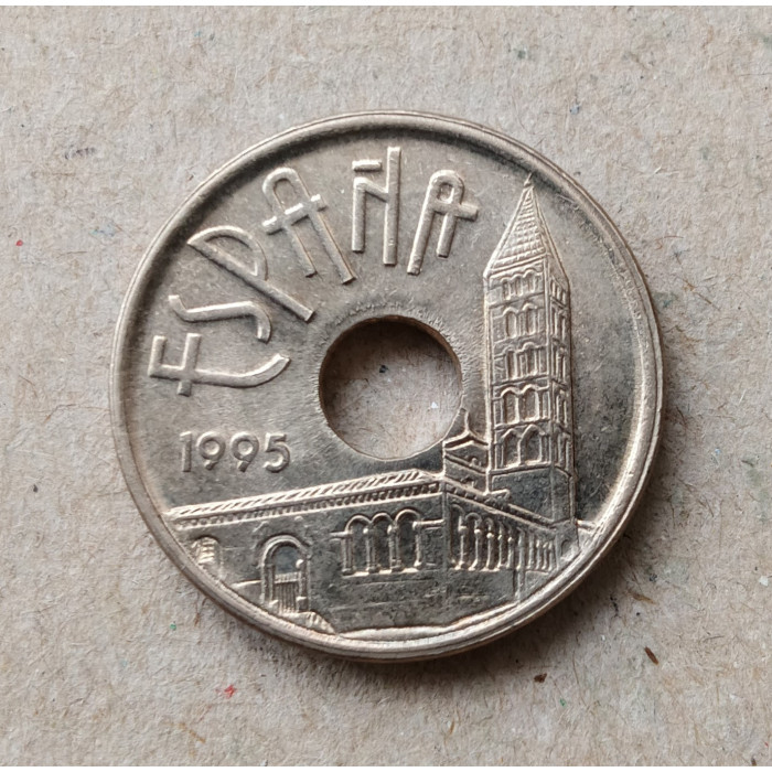 Испания 25 песет 1995 год , Кастилия и Леон