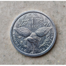 Новая Каледония 1 Франк 2002 год , Птица Кагу