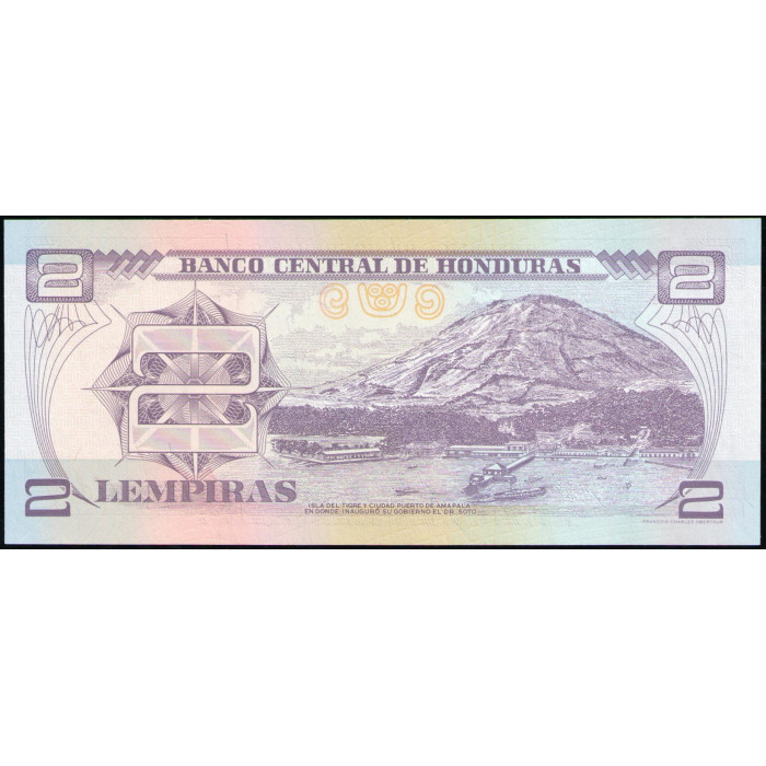 Гондурас 2 Лемпиры 2006 год , UNC