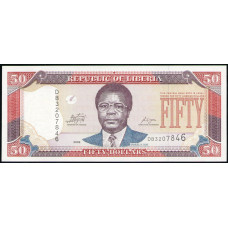 Либерия 50 Долларов 2009 год , UNC 