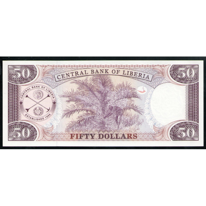 Либерия 50 Долларов 2009 год , UNC 