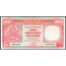 Гонконг 100 Долларов 1991 год , XF
