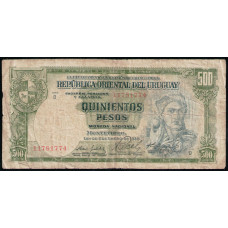 Уругвай 500 Песо 1939 год