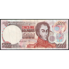 Венесуэла 5000 Боливаров 1997 год 