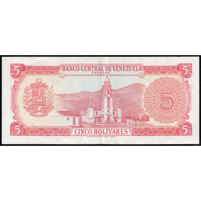 Венесуэла 5 Боливаров 1972 год 