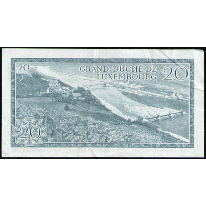 Люксембург 20 Франков 1966 год