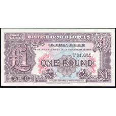 Великобритания 1 Фунт 1948 год , UNC , Британские Вооруженные Силы