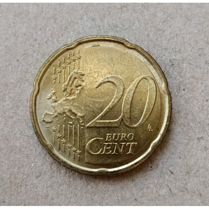 Эстония 20 Евроцентов 2011 год