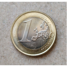 Эстония 1 Евро 2011 год , Биметалл