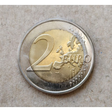 Эстония 2 Евро 2011 год , Биметалл