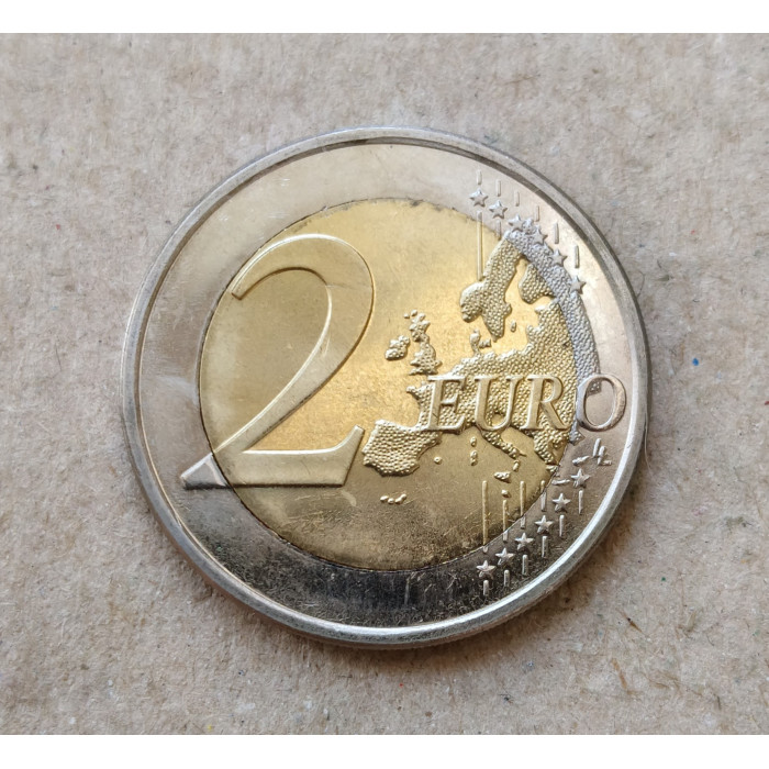 Эстония 2 Евро 2011 год , Биметалл