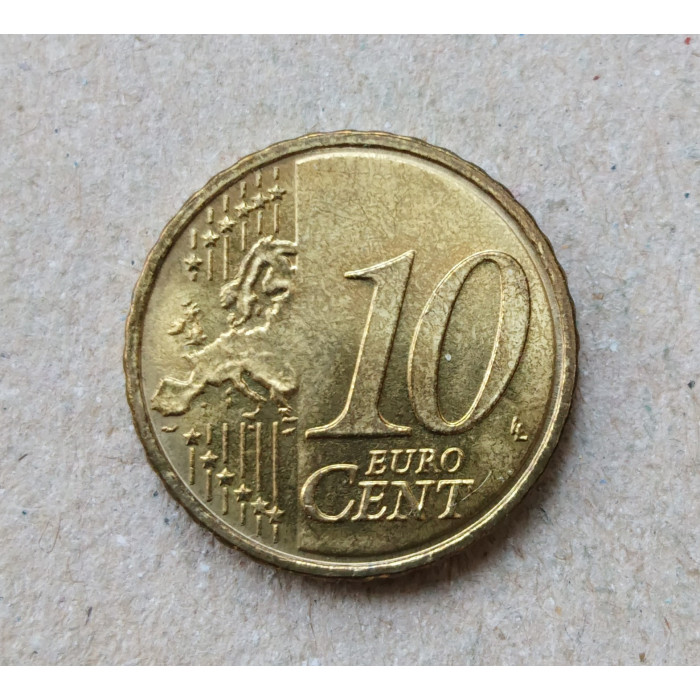 Эстония 10 Евроцентов 2011 год